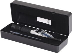 KS Tools Refraktometer für Kühlflüssigkeit und Batteriesäure aus Aluminium in Schwarz - Bild 1