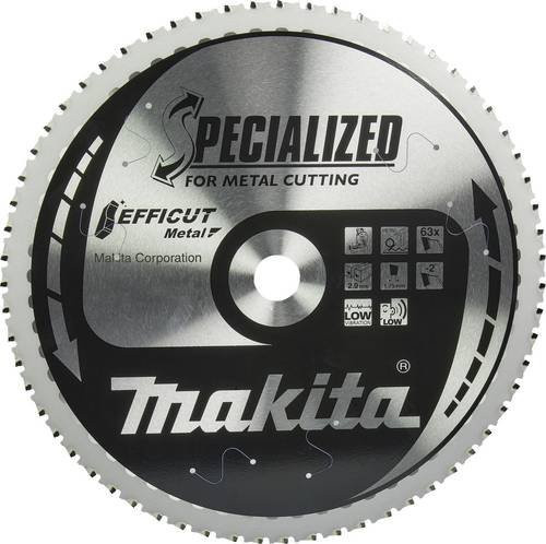 Makita EFFICUT Kreissägeblatt für Metall, Farbe: Silber, Durchmesser: 305 mm, Bohrung: 25,4 mm, Zähnezahl: 63 - Bild 1