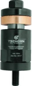 TSCHORN Spannbolzen M10 aus Messing in Schwarz, Länge: 100 mm - Bild 1