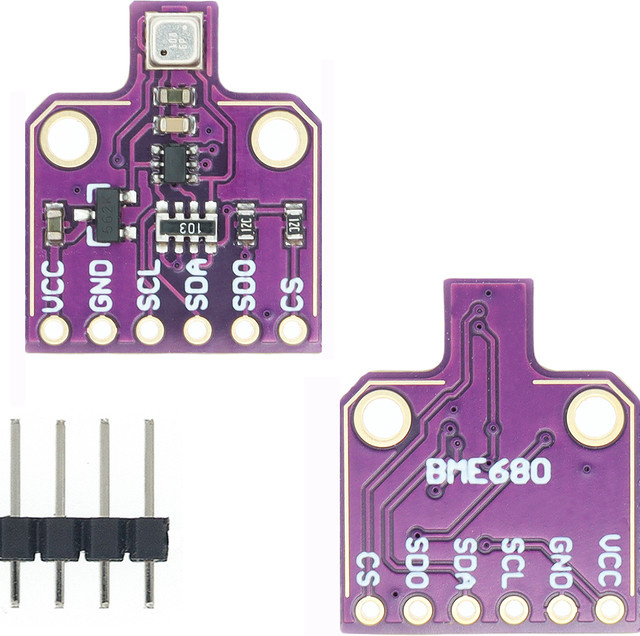 TENSTAR ROBOT CJMCU-680 BME680 Digitaler Temperatur-Feuchtigkeits-Drucksensor Entwicklungsboard in Lila - Bild 1