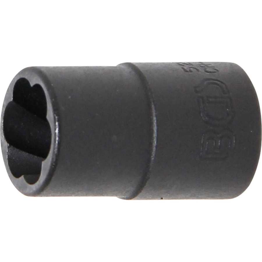 BGS Spiral-Profil-Steckschlüssel-Einsatz Schraubenausdreher 5272 mit 10 mm 3/8 Zoll Innenvierkant und 12 mm Schlüsselweite - Bild 2