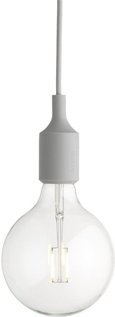 Muuto E27 LED Pendelleuchte in Transparent mit Glaskugel und Silikon-Elementen - Bild 1