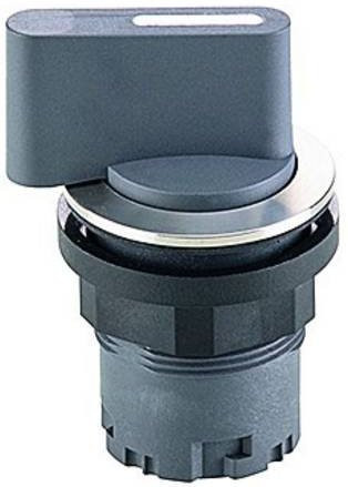 Schlegel JRVAGSTB Wahltaste manuell Drehschalter in Schwarz und Silber mit IP65 Schutzart - Bild 1