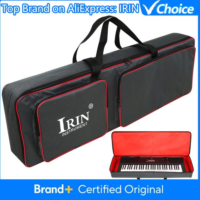 IRIN Elektronische Klavier Tasche für 61/76 Tasten, Wasserdichte und verdickte Oxford-Tasche in Schwarz - Bild 1