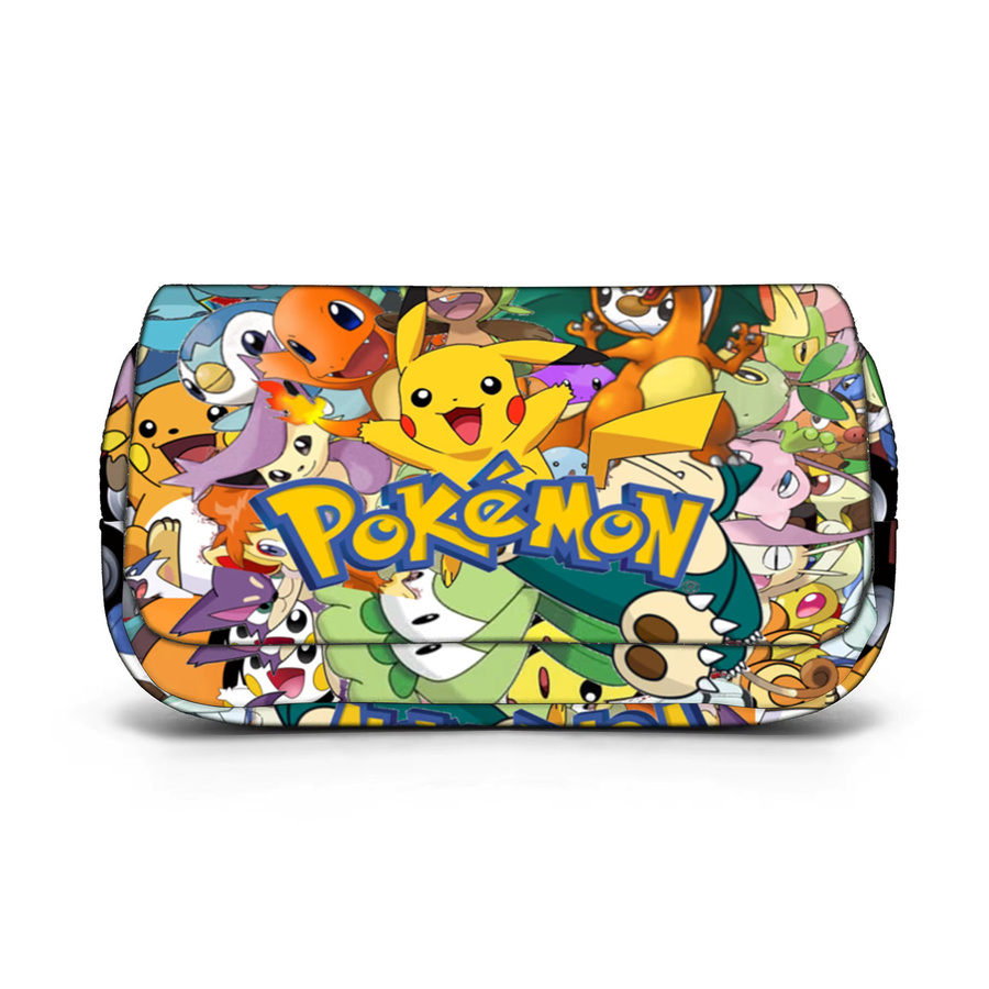 Pokémon Flip-Cover Federmäppchen mit Doppelreißverschluss in Multicolour - Bild 2