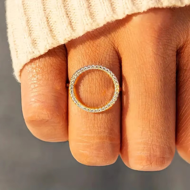 Huitan Ring, Zirkonia, Damen - Bild 2