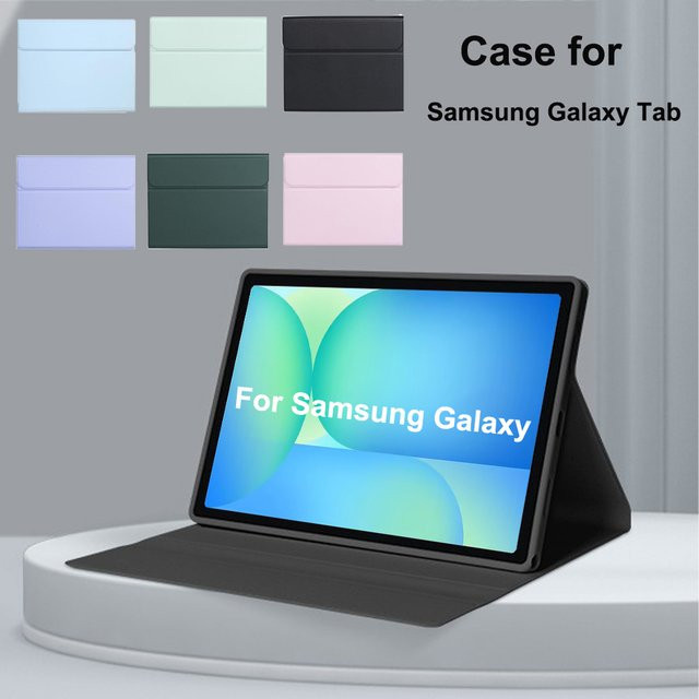 HUAIBX Magic Case Schutzhülle für Samsung Galaxy Tab A9 Plus, Tab S8, S9 Ultra, S7, S9, S10 FE+, A8, S6 Lite und A7 Lite in Schwarz oder Lila - Bild 1