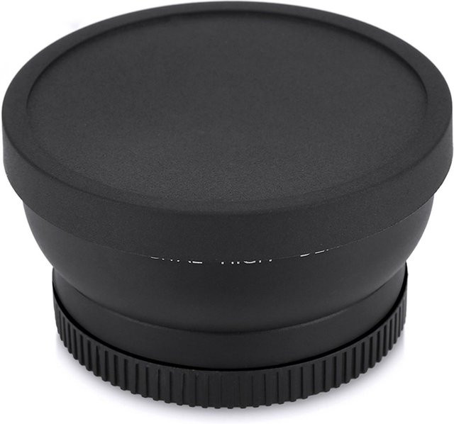 Shoemst Universal Weitwinkel-Makro-Konvertierungsobjektiv 0,45-fach für DSLRs und Digitalkameras, 52 mm, Grau - Bild 1