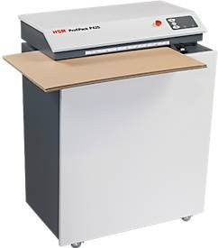 Verpackungspolstermaschine HSM ProfiPack P425 in Grau und Weiß mit LED-Anzeige und Drehstrombetrieb - Bild 1