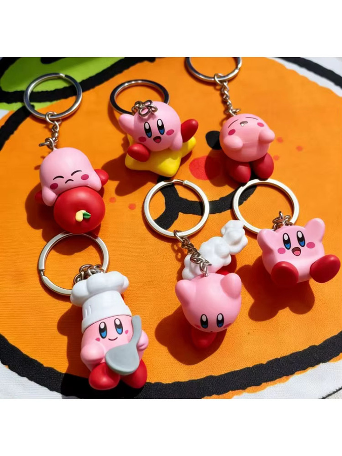 Bandai Kirby Mini-Actionfigur, Schlüsselanhänger, Einzelfigur - Bild 3