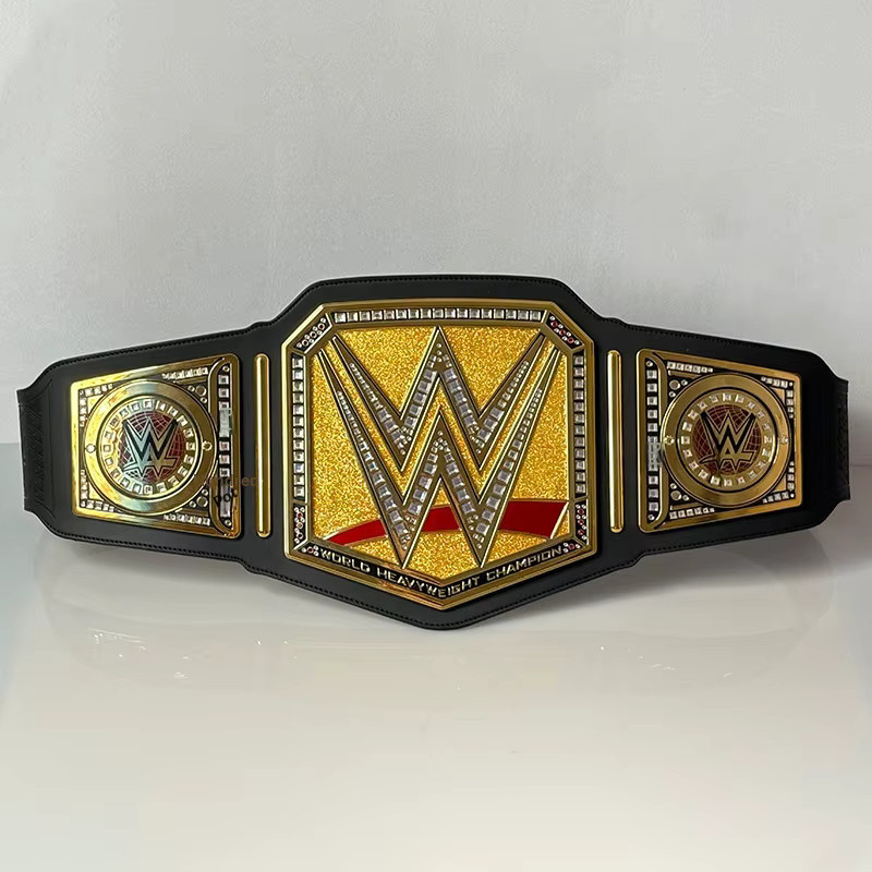 Bandai WWE Schwergewichts-Champion-Goldgürtel-Replik, Metall - Bild 1