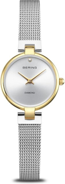 Bering Damenuhr, Quarz, Edelstahl, Silber, 24 mm, 3 ATM - Bild 1