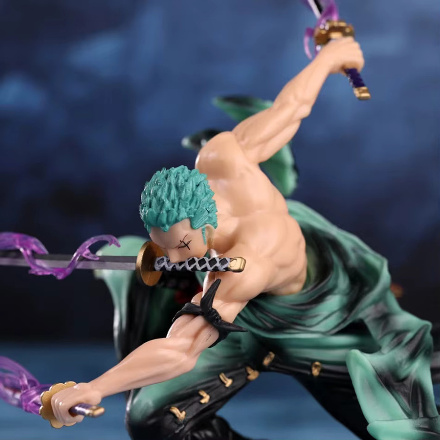 Bandai One Piece Roronoa Zoro Manga Figur, 10cm, Kunststoff - Bild 3
