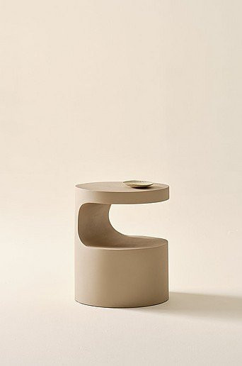 Jotex Beistelltisch PICTON rund in Beige aus Metall - Bild 1
