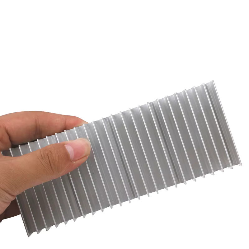 OOTDTY Aluminium-Kühlkörper mit extrudiertem Profil für elektronische Chipsätze, Silber - Bild 2
