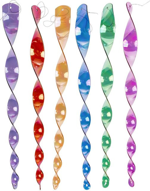 Sunny Garden Windspirale aus Kunststoff in Bunt-transparent, Durchmesser: 30 cm - Bild 1
