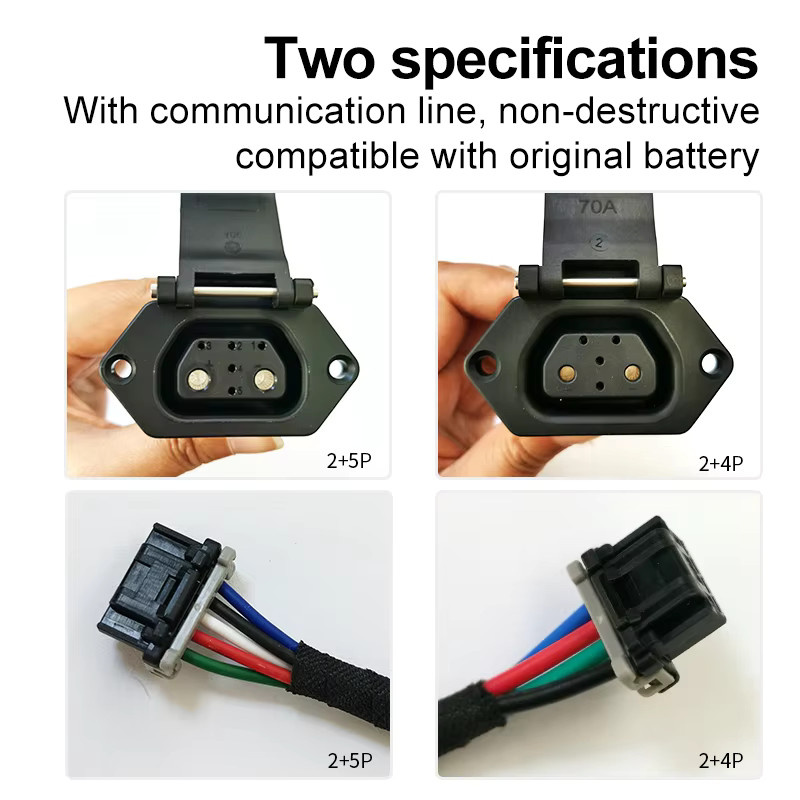 Super SOCO Tc Max Original Batterie Ladestecker Kabel in Schwarz - Bild 2