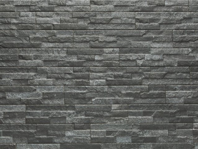 Klimex Verblender UltraStrong Bologna Schiefer Schwarz Anthrazit Feinsteinzeug in Steinoptik 0,85 m² - Bild 1