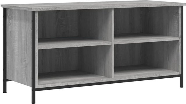 vidaXL TV-Schrank in Grau Sonoma aus Holzwerkstoff und Eisen mit industrieller Note, B/T/H: 100 x 40 x 50 cm - Bild 1