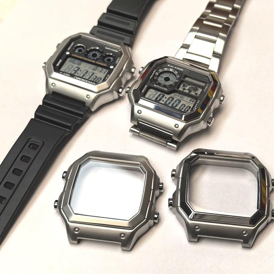 Casio Armbanduhr Edelstahl, Silber - Bild 2