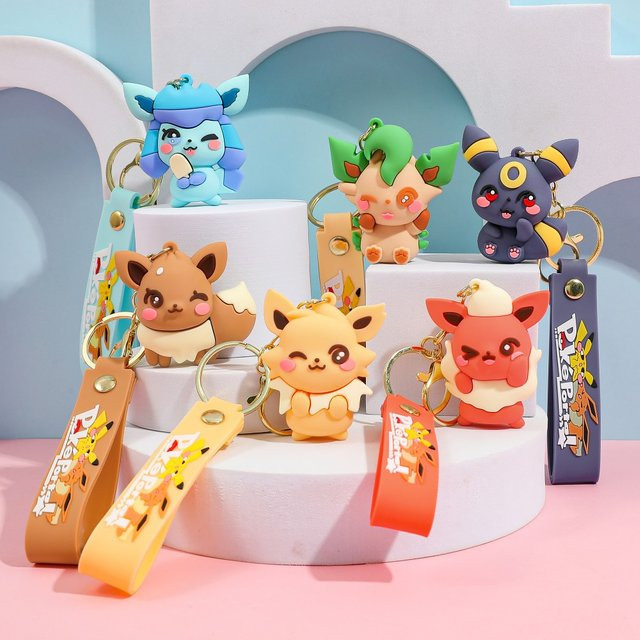 Potdemiel Schlüsselanhänger Pokémon, PVC, Cartoon - Bild 1