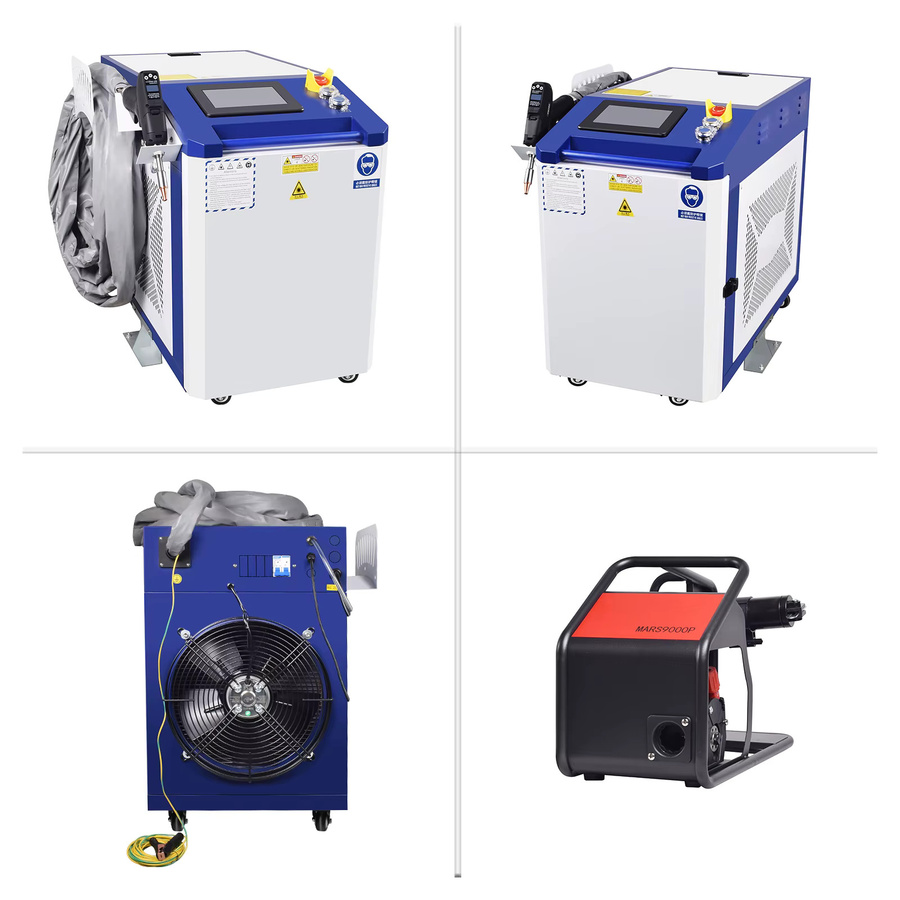 Raycus 4-in-1 Handgeführte Faserlaser-Schweißmaschine in Weiß mit 1500W/2000W Leistung zum Schweißen, Reinigen und Schneiden - Bild 5