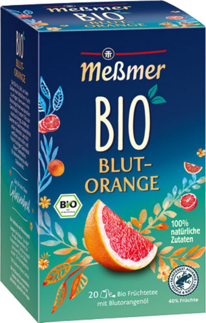 Meßmer Früchtetee Blutorange, Teebeutel, 60g - Bild 1