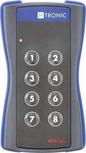 H-Tronic HT8Splus 8-Kanal Funksender mit Frequenzen 868.35MHz, 869.05MHz, 869.55MHz und 200m Reichweite im Freifeld, Multicolor - Bild 1