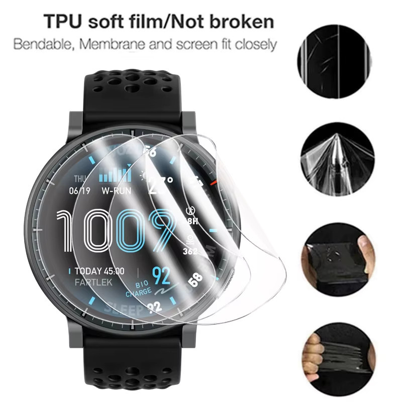 Huami Amazfit Active Max Hydrogel-Displayschutzfolie transparent von jansin - Bild 6