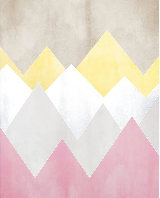 Komar Wandbild Sunrise Mountain Spring Multicolor B: 40 cm, H: 50 cm - Bild 1