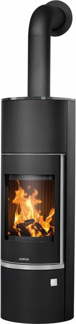 Justus Faro Aqua 2.0 Kaminofen wasserführend aus Stahl in Schwarz mit 8,5 kW Leistung - Bild 1