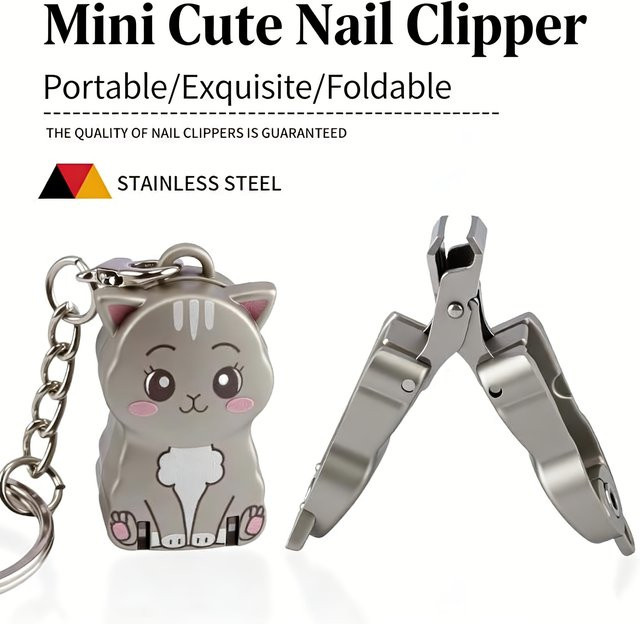 Ouriner Nagelknipser aus Edelstahl, Unisex, Metallic - Bild 1