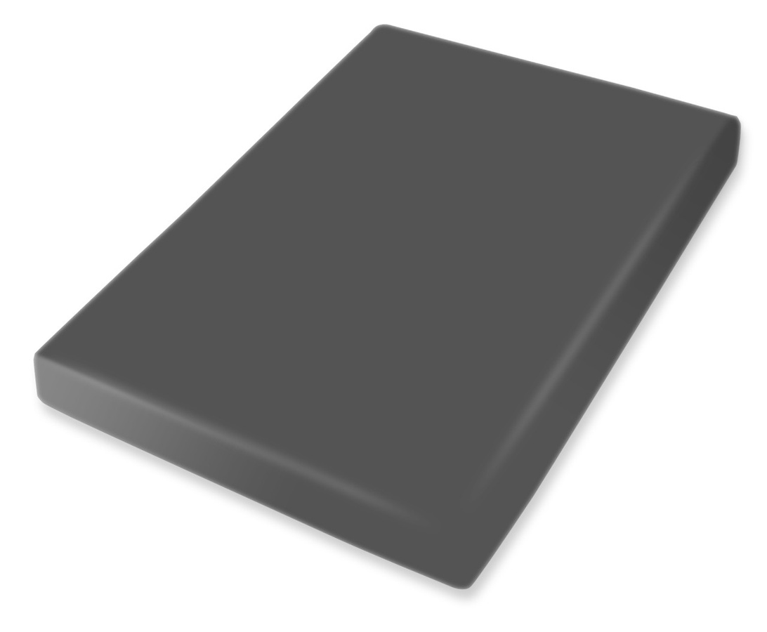 Bassetti Spannbettlaken Jersey aus Baumwolle, Farbe: Grau, B/T: 220 x 25 cm - Bild 1