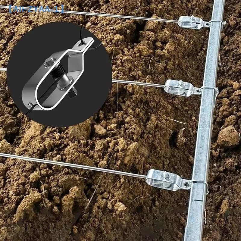 JETTING 5er Set Drahtseilspanner aus Edelstahl in Silber zur Spannungsverstellung für Gartenzäune und Drahtseile - Bild 5