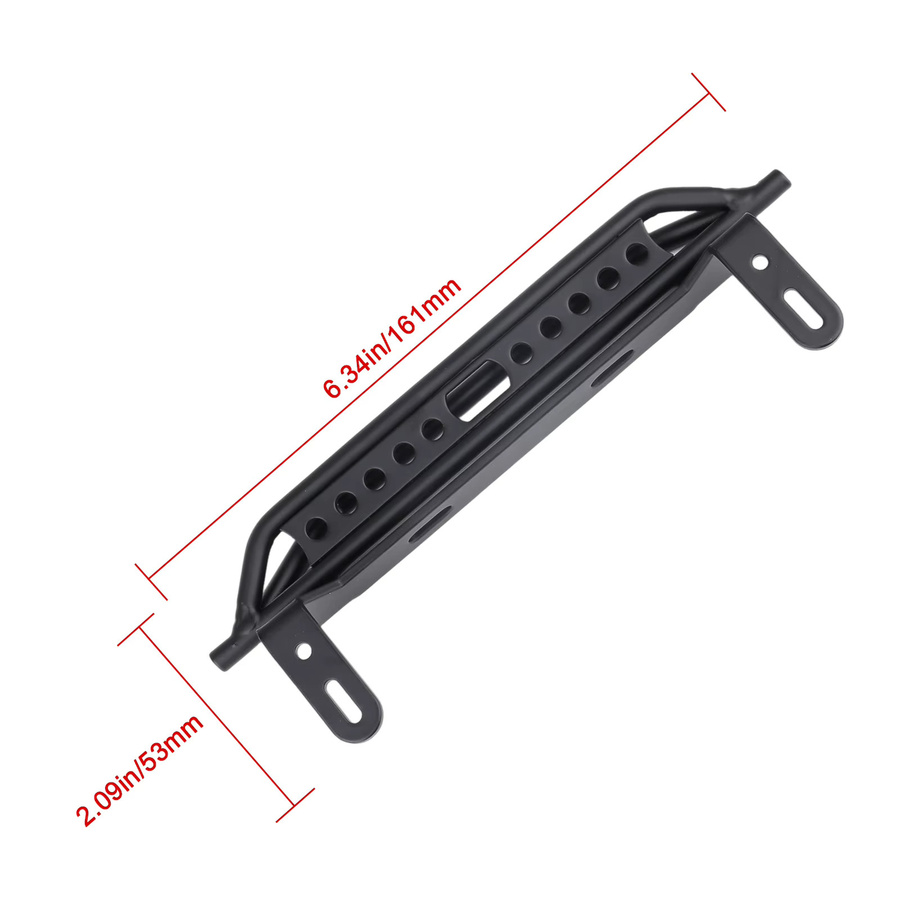 HobbyPark Metall-Seitenstufen-Trittbretter Fußplatte, Schwarz - Bild 2