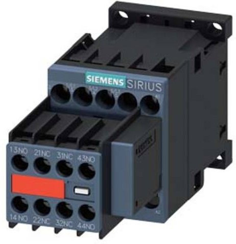 Siemens Leistungsschütz 3RT2017-1CK64-3MA0 mit 3 Schließern, 690 V/AC, Schwarz - Bild 1