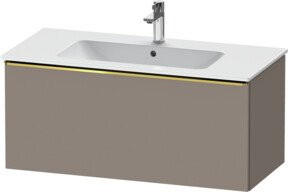 Duravit Waschtischunterschrank D-Neo, grau glänzend, wandhängend, B: 101 cm, T: 46,2 cm, H: 44 cm - Bild 1