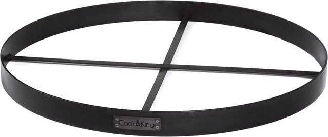 CookKing Feuerschalenbasis aus Stahl in Schwarz, B/H/T: 80 x 6 x 80 cm - Bild 1