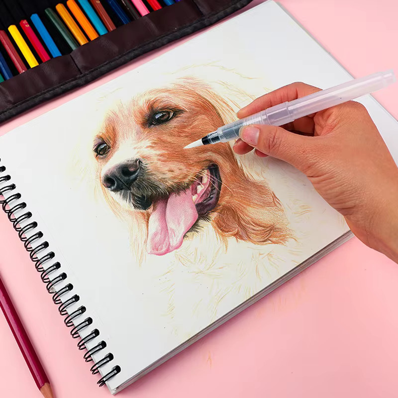 Bview art Aquarell Pinsel Set mit 6 transparenten Pinseln für wasserlösliche Buntstifte und Marker - Bild 4