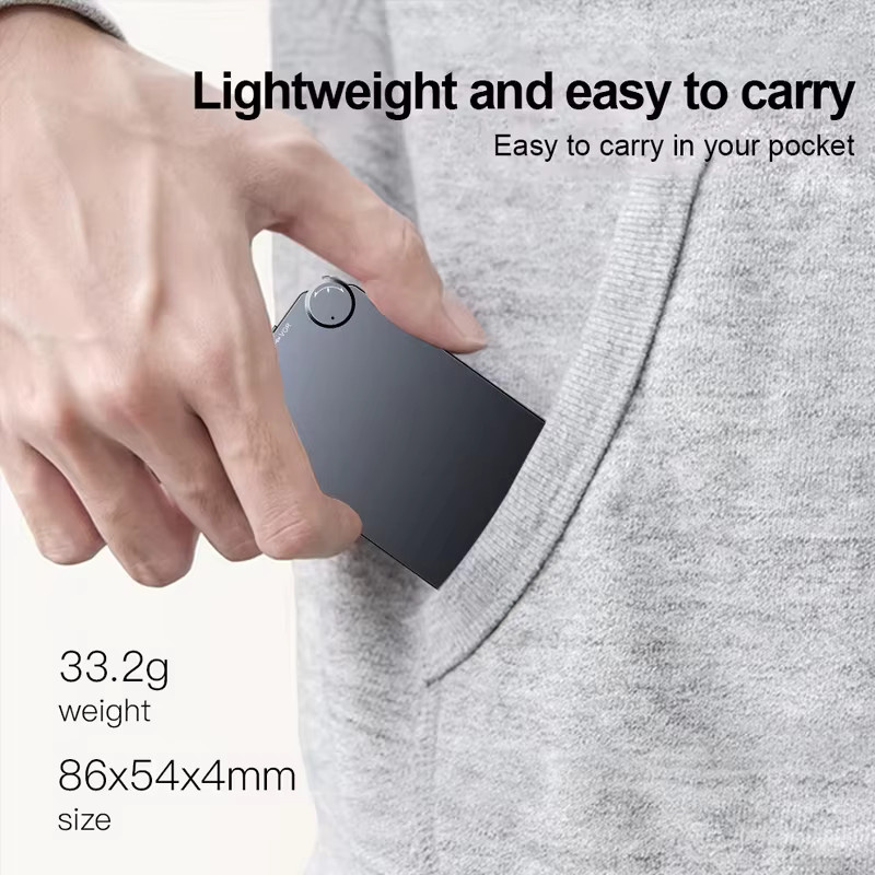 Oculta Digitales Diktiergerät als Mini-Flash-Laufwerk in Schwarz mit 4–64 GB Kapazität und 150 Stunden Laufzeit für professionelle MP3-Tonaufnahmen - Bild 3
