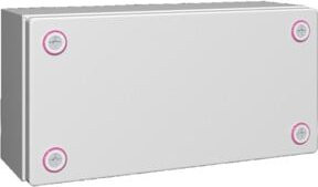 Rittal Klemmenkasten KX aus Stahl, Grau, B/H/T: 30,0 x 15,0 x 12,0 cm - Bild 1