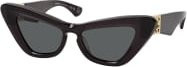Burberry BE 4421U Sonnenbrille Cat Eye, Vollrand, Damen, black, grey - Bild 1