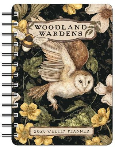 Woodland Wardens 2026 Wochenplaner Spiralgebundenes Notizbuch mit Natur-Themen-Cover, 17 Monate, beige/multicolour - Bild 1