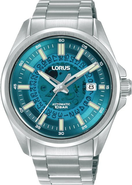 Lorus Armbanduhr Automatik, Edelstahl, Blau, 43 mm, Herren - Bild 1