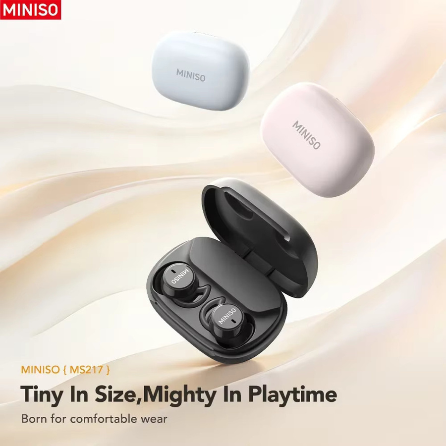 MINISO MS217 Schlafhilfe-Kopfhörer Bluetooth In-Ear Ohrhörer mit KI-Übersetzung in Schwarz - Bild 2