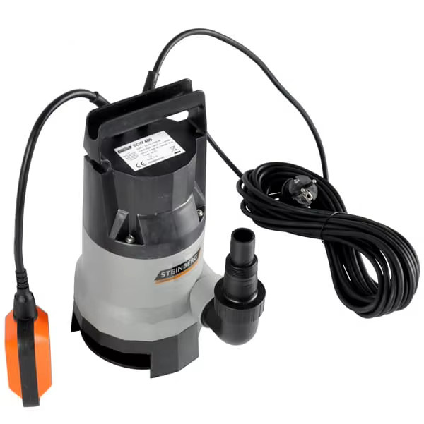 Steinberg Tauchpumpe für Schmutzwasser in Schwarz mit 400 W und 7500 l/h - Bild 3