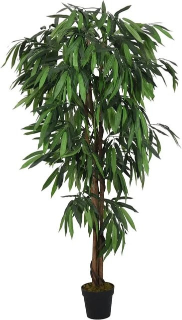 furnicato Künstlicher Mangobaum mit 300 Blättern in Grün, Höhe: 80 cm - Bild 1