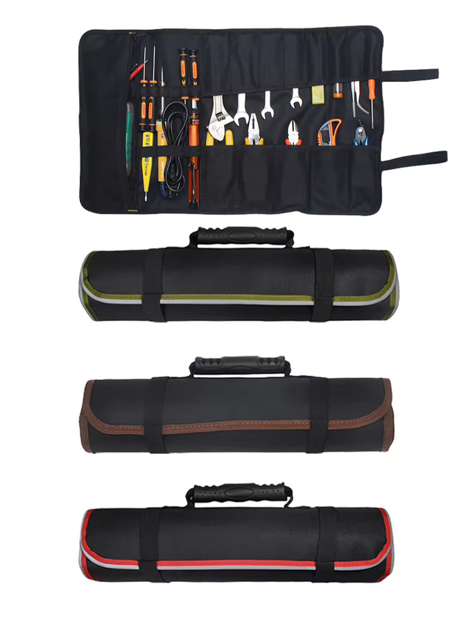 ARC DEER Roll-Up Werkzeugtaschen-Organizer mit 22 Beuteln, wasserdichte und tragbare Werkzeug-Aufbewahrungstasche für Mechaniker und Elektriker - Bild 3