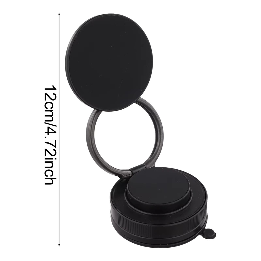 Magnetischer Autotelefonhalter in Schwarz mit Vakuum-Saugnapf und 360 Grad Drehung, faltbare Adsorptions-Telefonhalterung - Bild 5