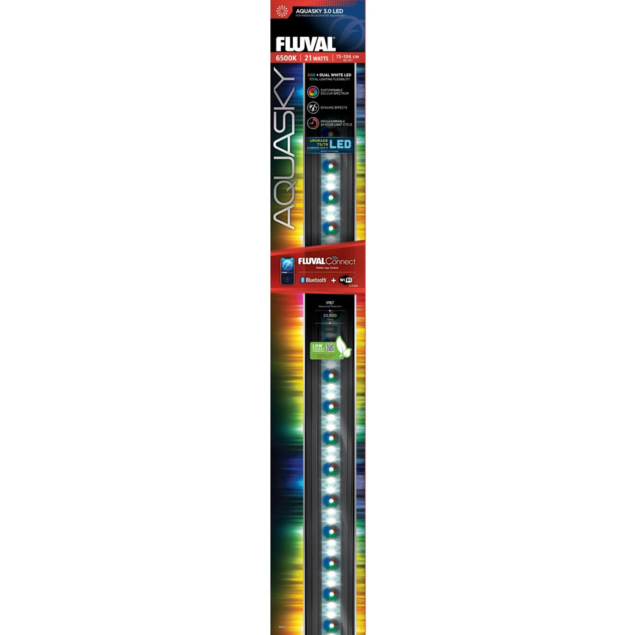 Fluval AquaSky Strip-LED 3.0 Beleuchtung Schwarz, 21 W, 75 - 106,4 cm, 63 LEDs - Bild 2
